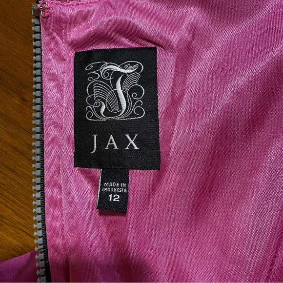 Jax Satin & Lace Sleeveless Semi-Formal Fitted Dress Size 12 - Picture 15 of 15